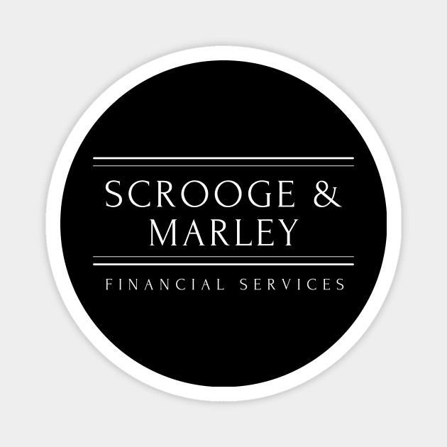 Scrooge & Marley Magnet by Christmas Clatter